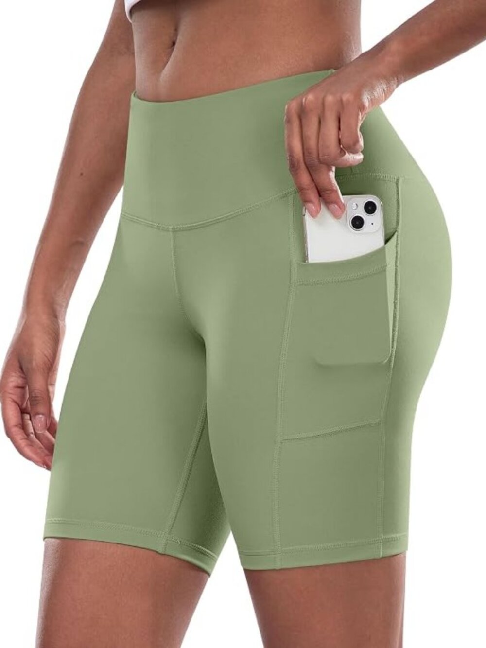 Biker Shorts With Pockets